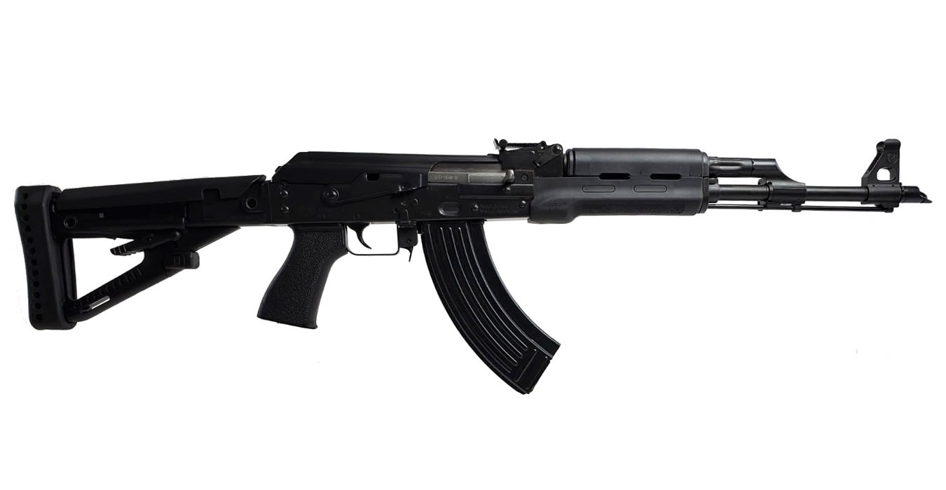 ZPAPM70 7.62x39mm Semi-Automatic AK-47 Rifle with Black Polymer Furniture
