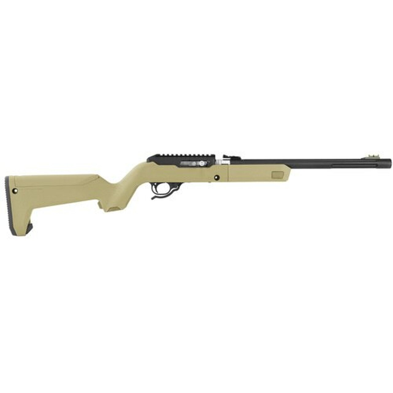 Tactical Solutions X-Ring Takedown Rifle 22LR 16" Threaded Barrel, Flat Dark Earth Magpul Backpacker Stock 10rd Mag