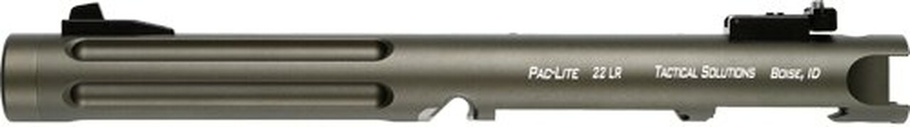 Tactical Solutions Pac-Lite Ruger Mark IV, 6" Fluted Matte OD Green Barrel 22LR