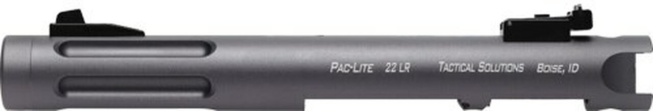 Tactical Solutions Pac-Lite Ruger Mark IV, 4.5" Fluted Gun Metal Gray Barrel 22LR - SHIPS TO FFL