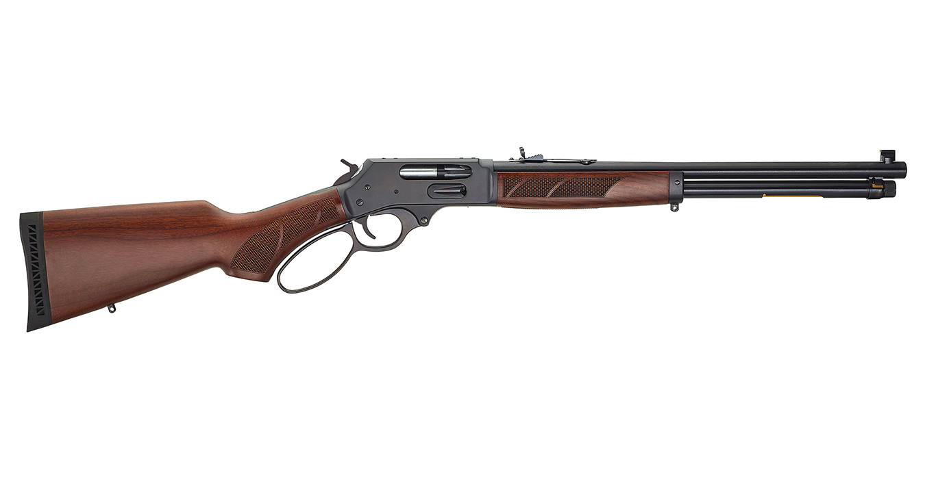 45/70 Side Gate Lever Action Rifle with Adjustable Semi-Buckhorn Sight