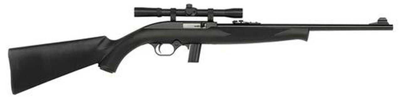 Mossberg 702 Plinkster Scope Combo SA 22LR, Scope 18" Barrel, Synthetic Black Stock, 10rd