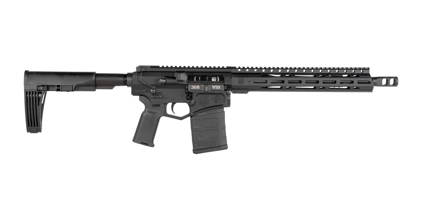 DB10 308 Win Semi-Automatic AR Pistol with Tailhook MOD 2 brace