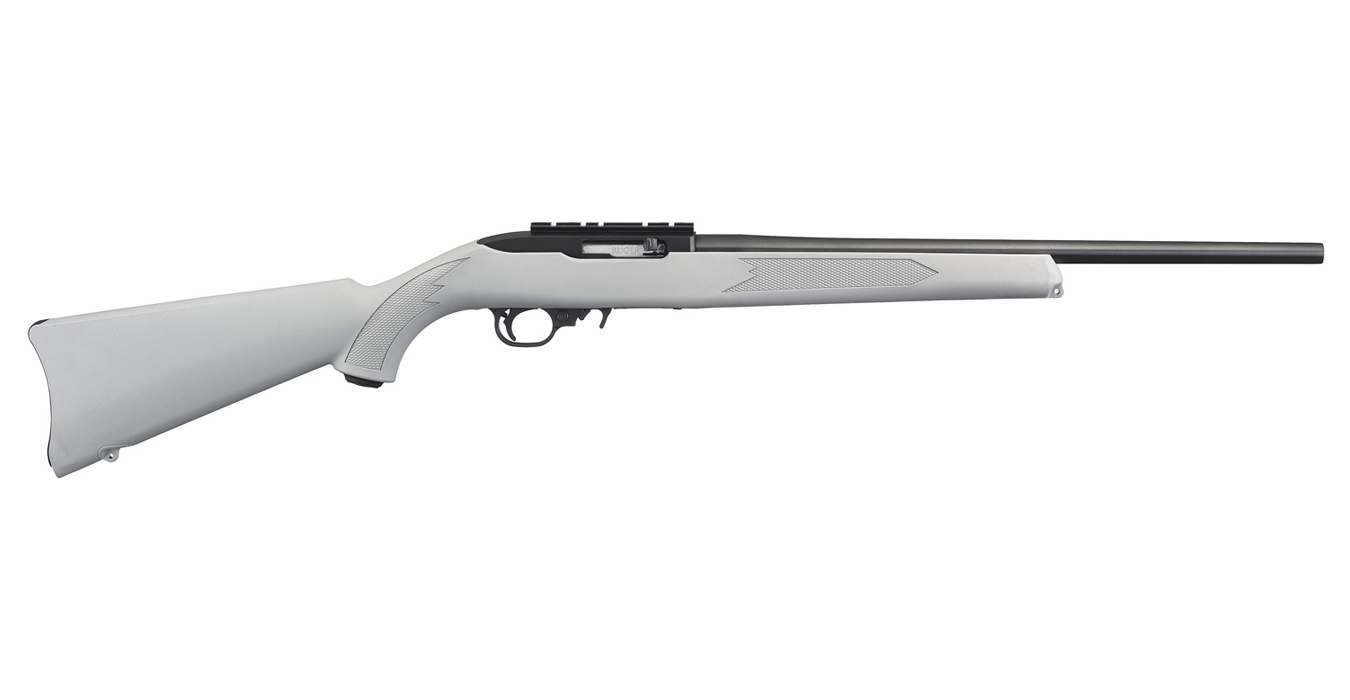 10/22 22LR Rimfire Carbine with Gray Synthetic Stock
