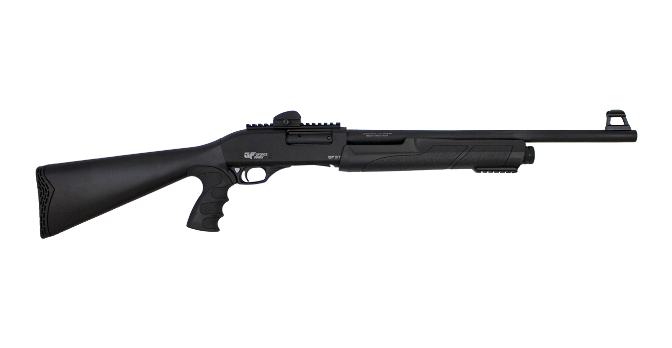 GF3T Tactical 12 Gauge Pump Shotgun with Pistol Grip