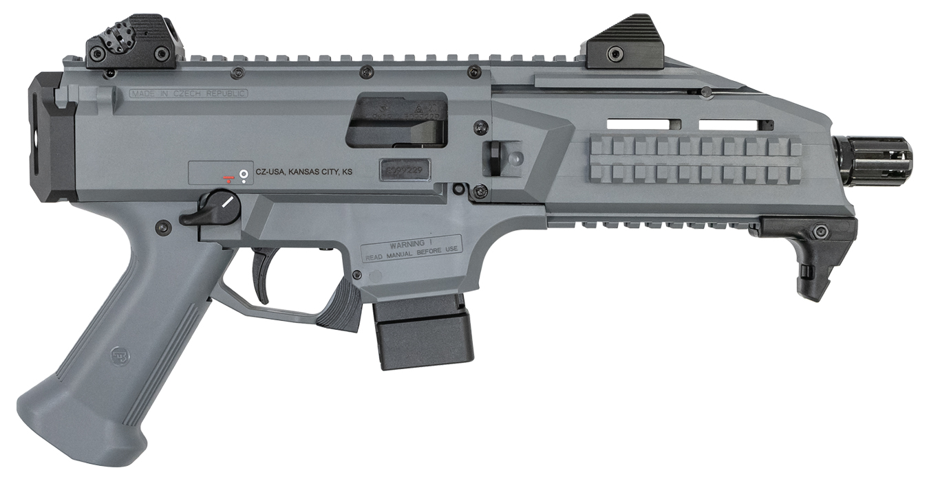 Scorpion EVO 3 S1 9mm Pistol with Battleship Gray Finish (10 Round Model)