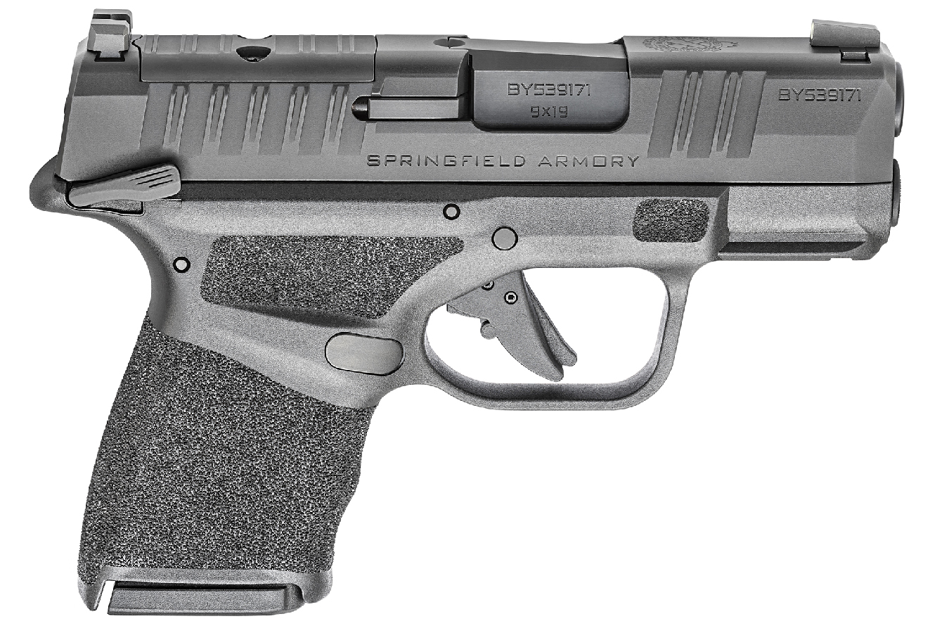 Hellcat 9mm Black Micro Compact Optics-Ready Pistol with Manual Safety