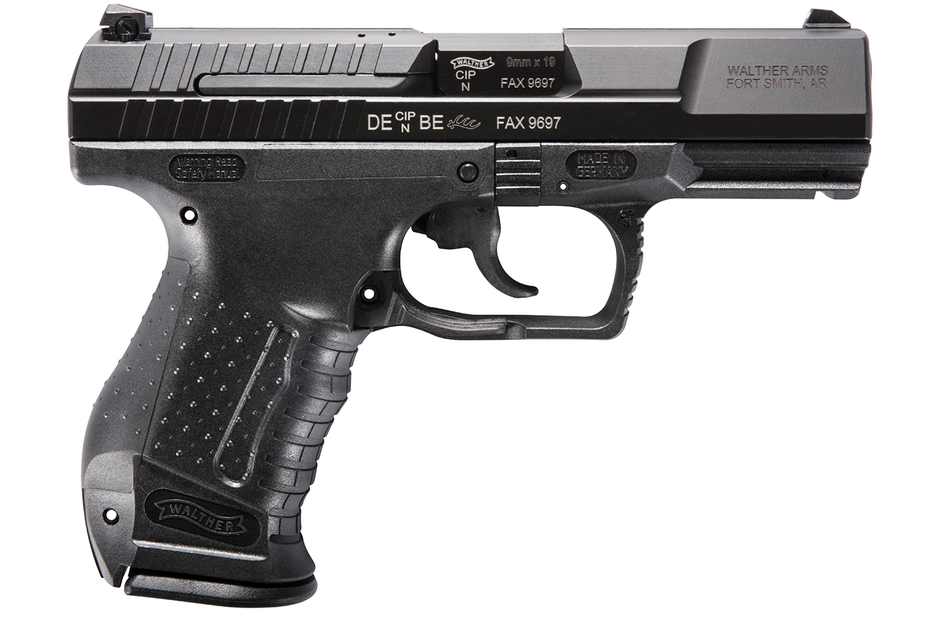 P99 AS 9mm DA/SA Black Pistol with Decocker