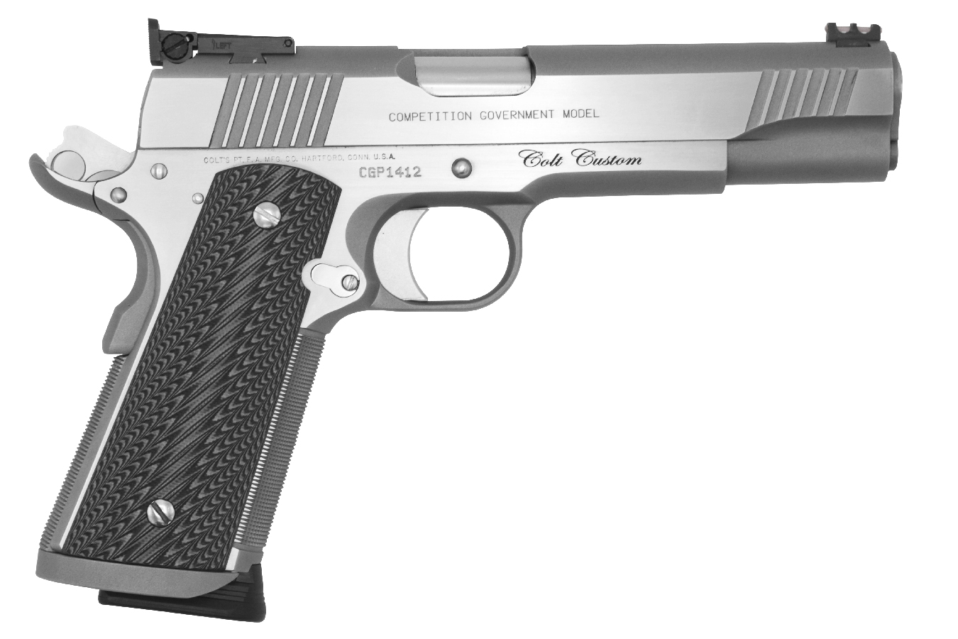 1911 Custom Competition 45 ACP Full-Size Stainless Pistol