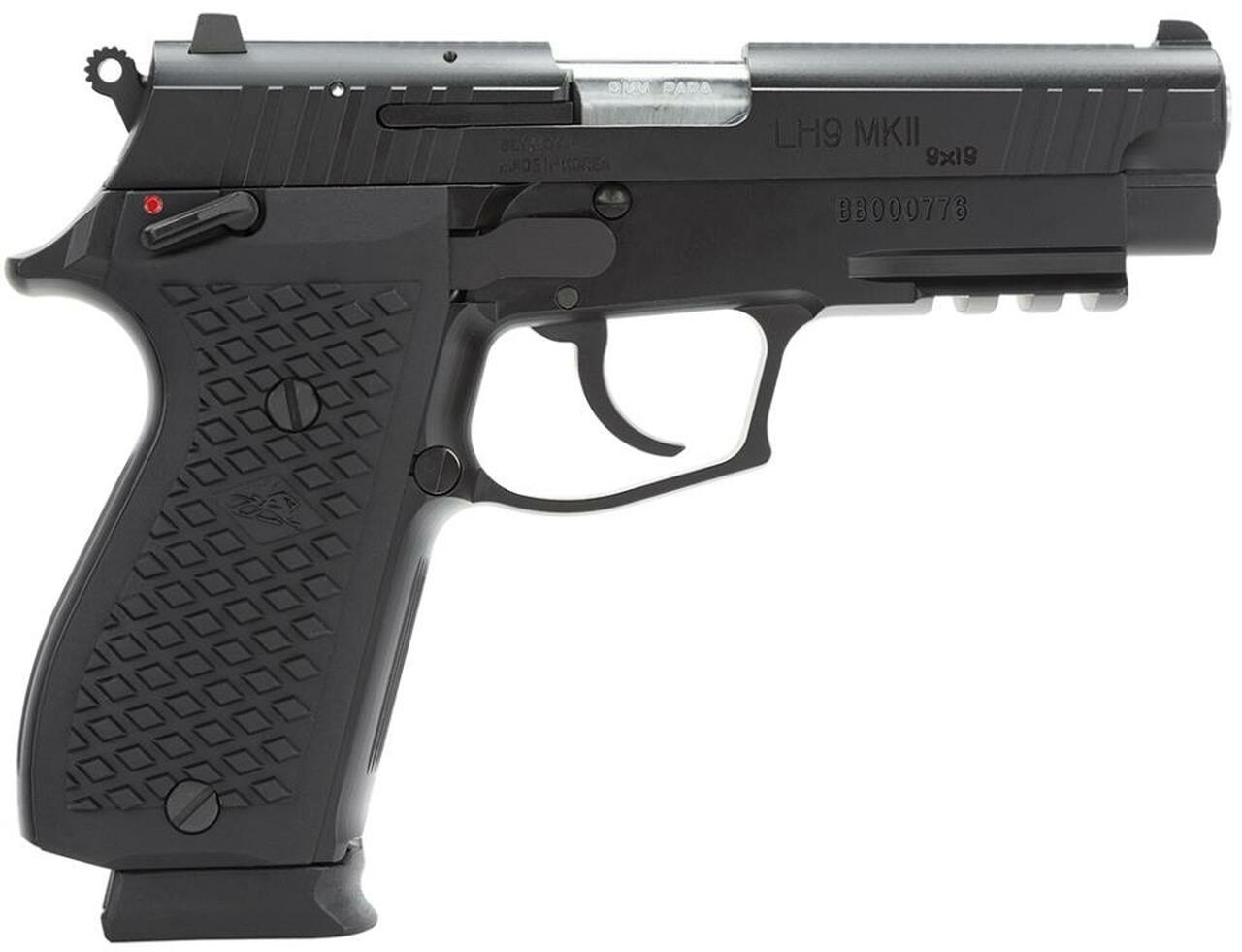 Lionheart LH9 MKII DA+ 9mm 4.1" 15+1 FS Blk Poly Grip Black Cerakote
