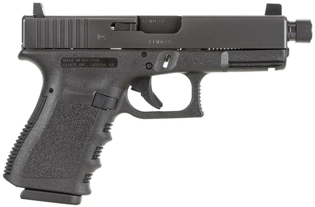 Glock G19 Standard DAO 9mm 4" TB10+1 FS Integral Grip Black