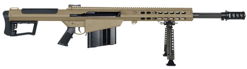 Barrett M107A1 50 BMG, 20" Barrel, Flat Dark Earth Cerakote, Includes Bipod/Pelican Case, 10rd
