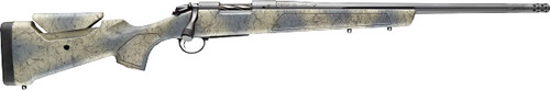 Bergara B-14 Sierra 270 Winchester, 22" Threaded Barrel, Wilderness Camo w/ Black Webbing, Gray Rec, 4rd