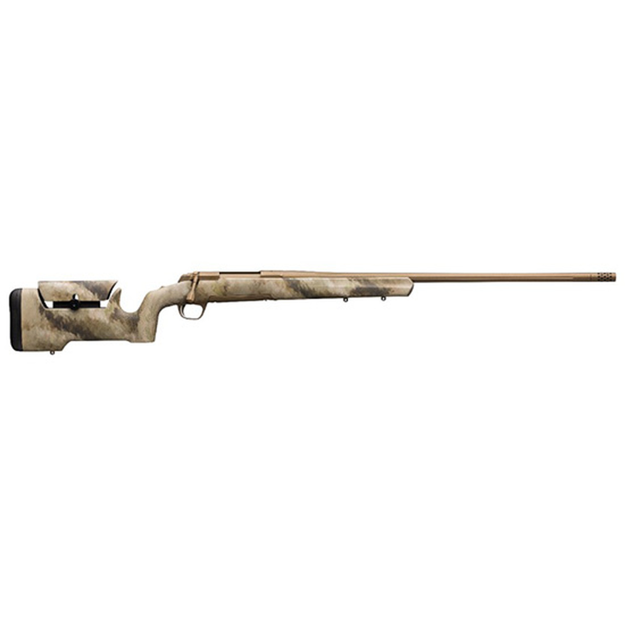 Browning X-Bolt Hells Canyon Max Long Range 300 RUM, 26" Barrel, A-TACS AU Camo Fixed Max Adjustable Comb Stock Burnt Bronze Cerakote, 3 rd