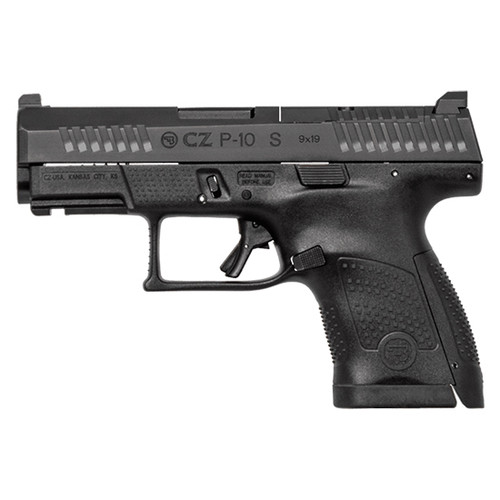 CZ P-10S 9mm, 3.5" Barrel, Black, Optics Ready, 12rd