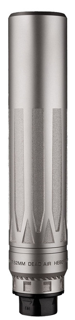 Dead Air Armament Nomad LTi XC, Suppressor, 8.8" Length, Rated Up to 300 Remington Ultra Magnum, Titanium, Bead Blasted Finish, Silver, Xeno Adapter &amp; DA124 Omni Brake