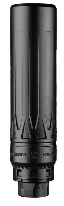 Dead Air Armament Nomad-TI XC, Suppressor, 6.74" Length, Rated Up to 300 Remington Ultra Magnum, Titanium, Cerakote Finish, Black, Direct Thread 5/8X24 HUB Mount