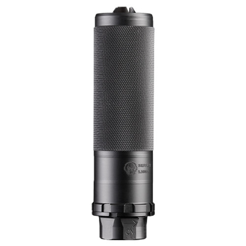 Dead Air Armament Sierra 5 XM, Suppressor 5.56mm, 17-4PH Stainless Steel Construction, Cerakote Finish, Black, Includes - Xeno Adaptor, Xeno 1/2X28 Flash Hider, TL Tool Pack