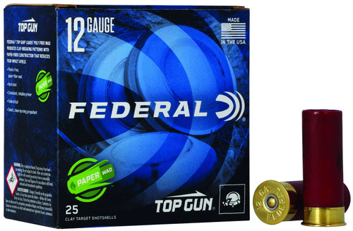 Federal Top Gun 12 Ga, 2.75", #7.5, 1 oz, Steel Shot, 25rd Box