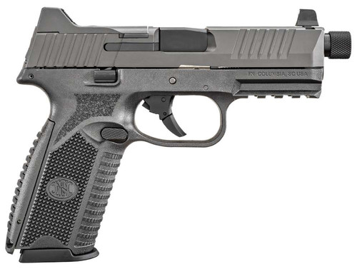 FN 509t Nms 9mm, 4.5" Threaded Barrel, Gray Cerakote, 24rd
