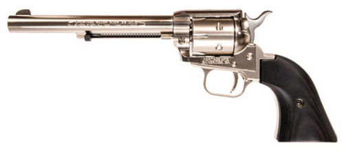 Heritage Rough Rider 22 LR, 6.50" Barrel, Nickel Aluminum Frame, 6rd