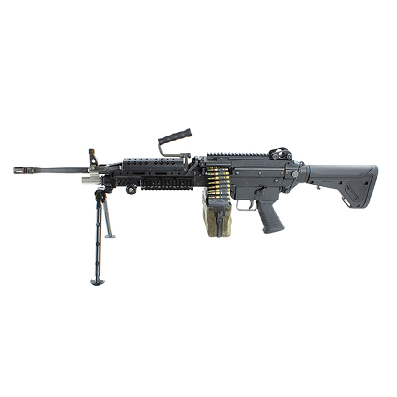 Infantry Defense Systems Multimax SAW 5.56 Belt Fed, Closed Bolt, Semi Auto 16" Barrel, Ships In Trunk Case