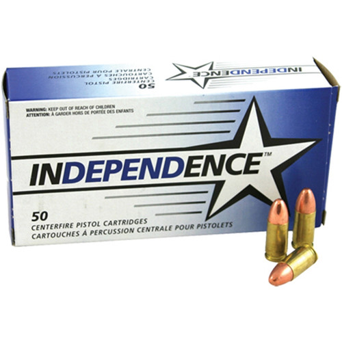 Federal Independence 380 ACP 95gr Full Metal Jacket 500rd Box