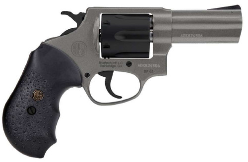 Rossi RP63 357 Magnum, 3" Barrel, Tungsten, Rubber Grips, 6rd