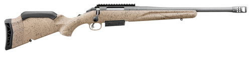 Ruger American Rifle Gen 2 450 Bushmaster, 16.4" Threaded Barrel, Flat Dark Earth Splatter, 3rd