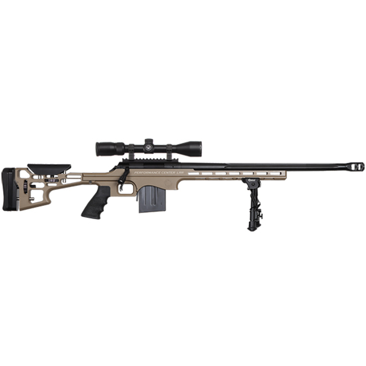 T/C Arms Performance Center LRR 6.5 Creedmoor 26", Black Flat Dark Earth Aluminum Chassis Stock Vortex 4-12x, 10 rd