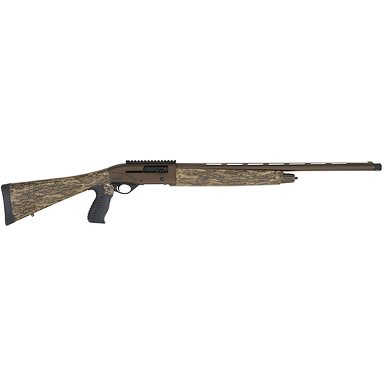 TriStar, Viper G2, Semi-automatic, 12 Ga 3", 24" Barrel, Bronze Color Receiver, Camo Pistol Grip Stock, Right Hand, Fiber Optic Bead and Optic Rail, Improved Cylinder/Modified/Full/Turkey Chokes, 5Rd