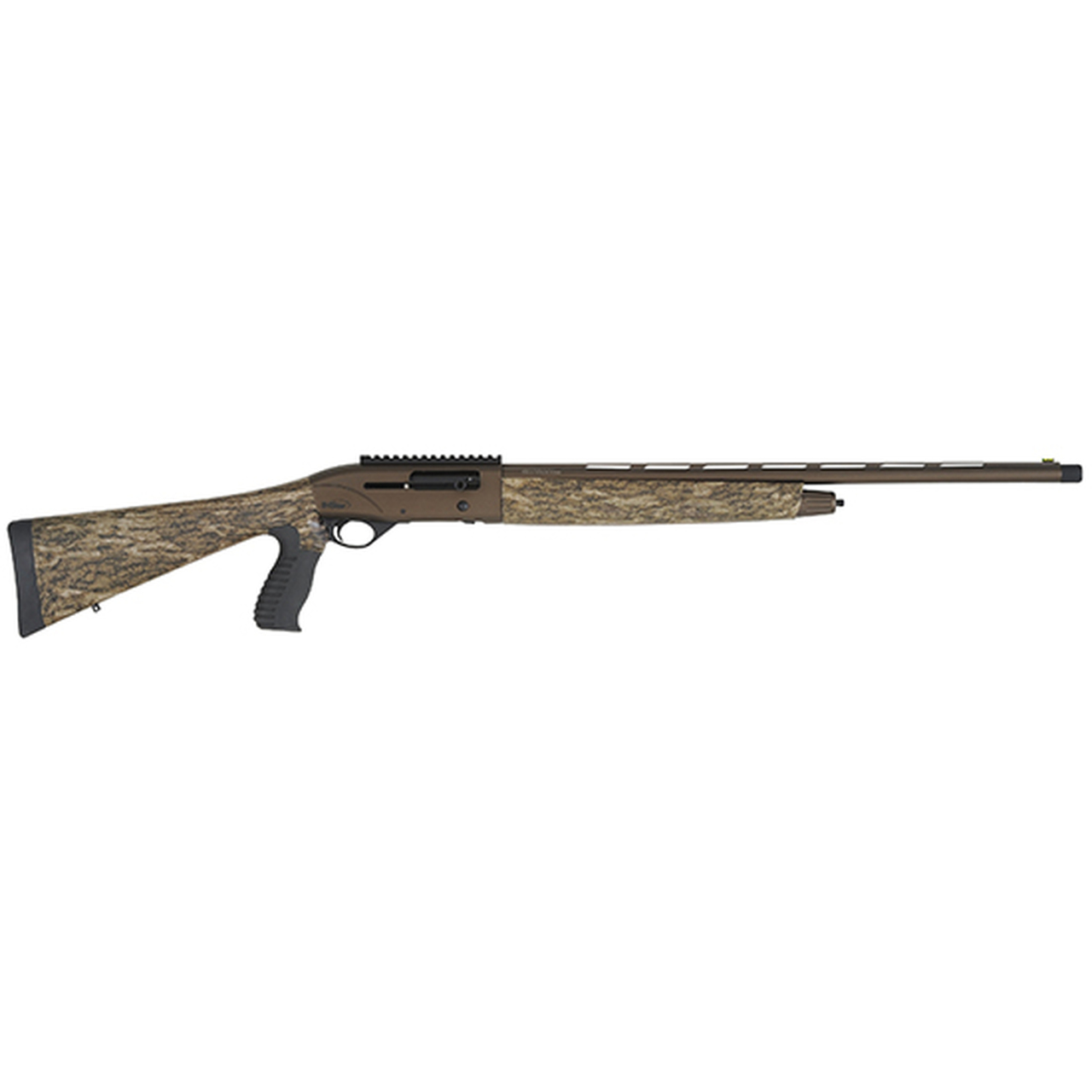 TriStar, Viper G2, Semi-automatic, 20 Ga 3", 24" Vent Rib Barrel, Chrome Lined Chamber and Barrel, Four Chokes Included, Fiber Optic Sight, Bronze Receiver, Mossy Oak Bottomland Synthetic Stock and Forend, 5Rd