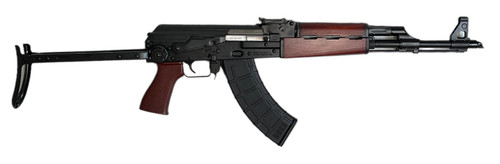 Zastava ZPAPM70 7.62x39, 16.25" Threaded Barrel, Serbian Red Wood, Black Rec, 30rd