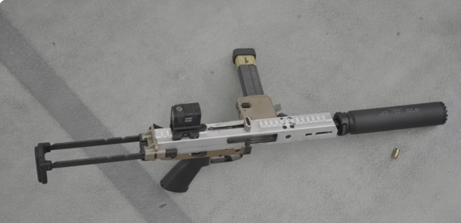 B&T KH9S Subgun - 9mm Semi-Auto Pistol with Folding Stock