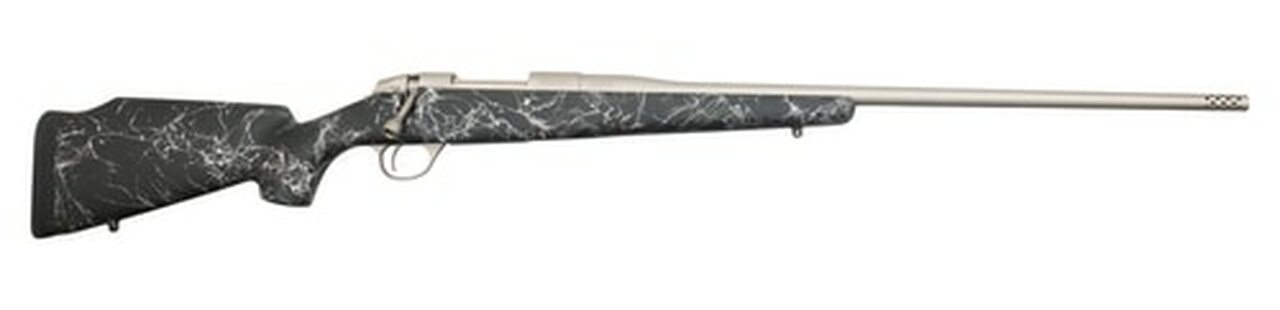 Fierce Fury, 6.5 Creedmoor, Titanium Barrel Finish, 24", SS E-Brake, Black Stock, Gray Web