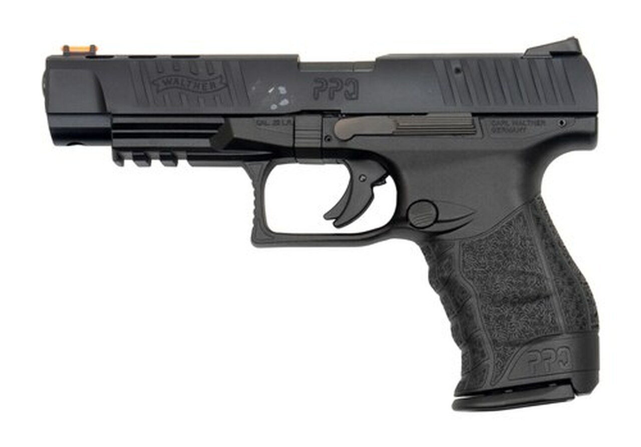 Walther PPQ M2 .22 L.R. 5" Black 12 Round, Fiber Optic Front Sight 1 Mag, BLEM