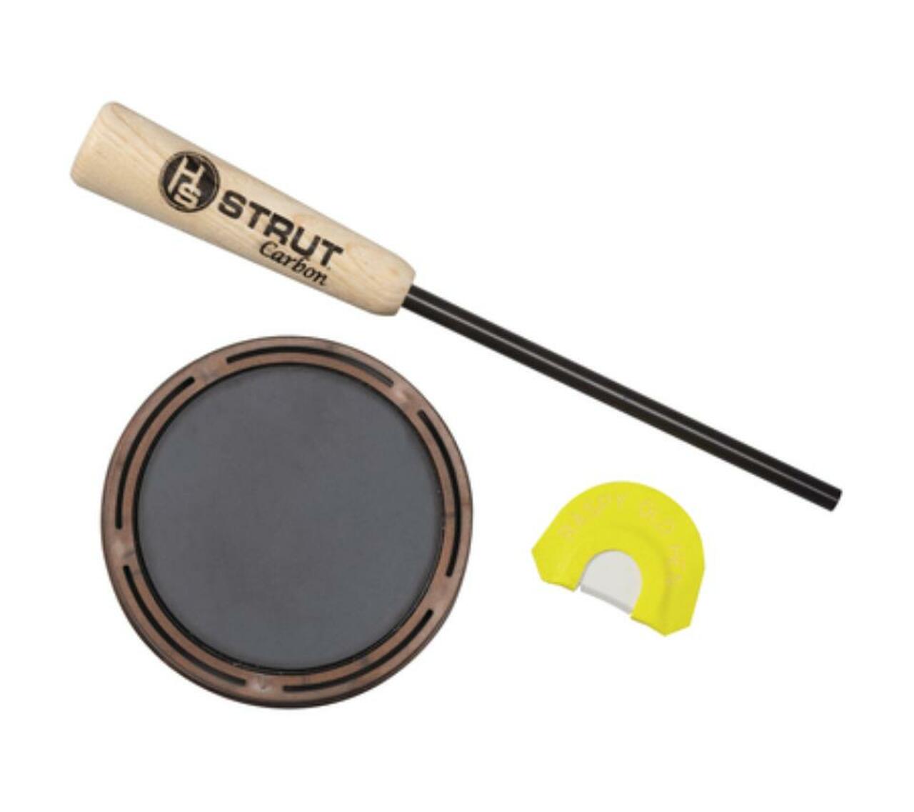 Hunters Specialties Raspy Old Hen Slate with Carbon Striker Includes Premium Flex Raspy Old Hen Diaphragm Call