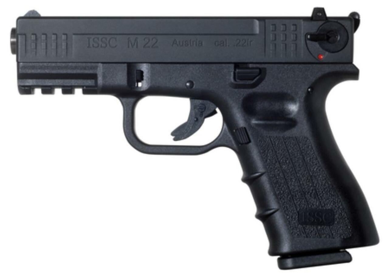 ISSC Austrian M22 (Glock Type) Pistol 22LR, 4", 1x10rd Mag, Black