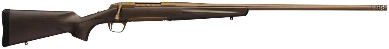 Browning X-Bolt Pro Long Range 300 PRC 3+1 26" Burnt Bronze Cerakote Fixed Textured Grip Panels Stock Right Hand