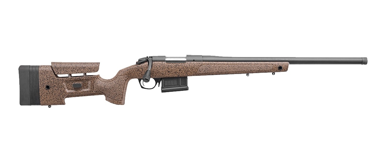 Bergara HMR 6.5 PRC, 24" Threaded Barrel, Blued, HMR Stock, Cheek Riser, LOP Spacers, 3rd AICS Mag