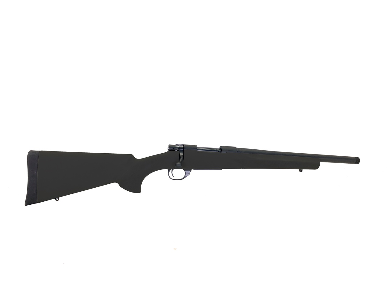 Howa 1500 Hogue 6.5 Creedmoor, 16.25" Heavy Threaded Barrel, Blued/Black, 4rd