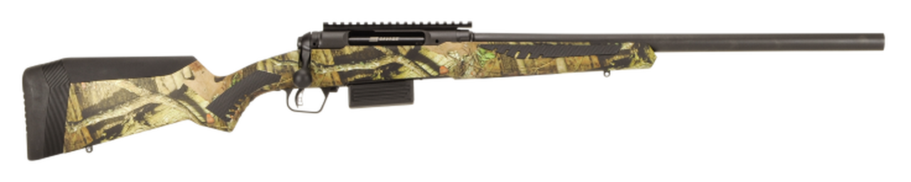 Savage 220 Slug 20 Ga 3" Chamber, 22" Rifled Barrel, Black Barrel and Action, Mossy Oak Break-Up Country Camo Stock, 2Rd,
