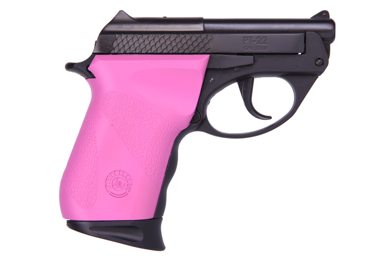 Taurus, PT22, Sub-Compact, 22 LR, 2.8" Barrel, Polymer Frame, Raspberry/Black, 8Rd, 1 Magazine