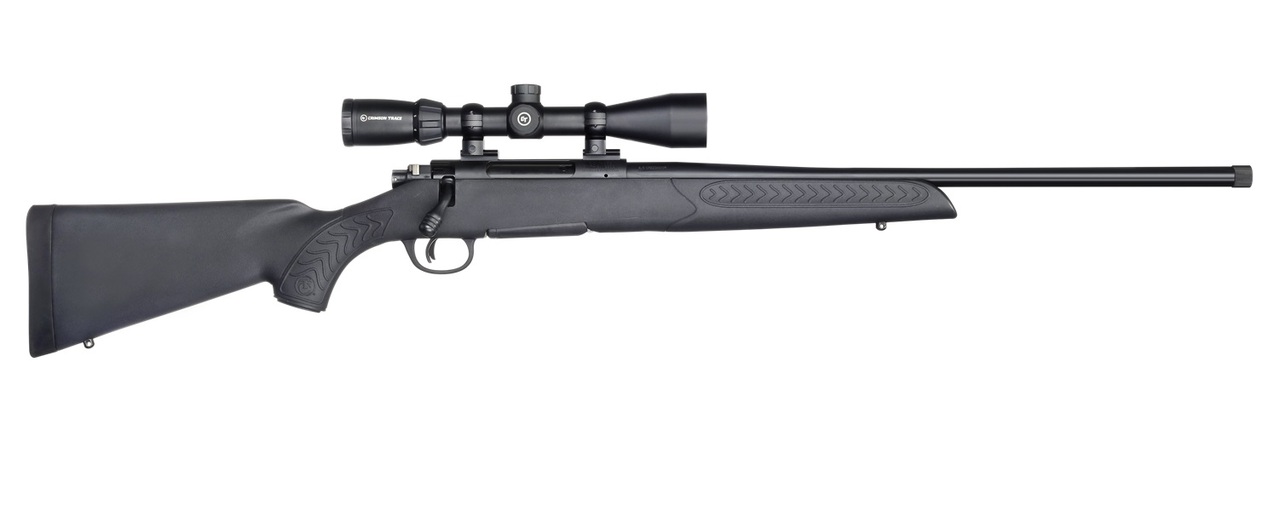 Thompson Center Compass II 243 Win, 21.62" Black Blued Right Hand Crimson Trace Scope, 5rd