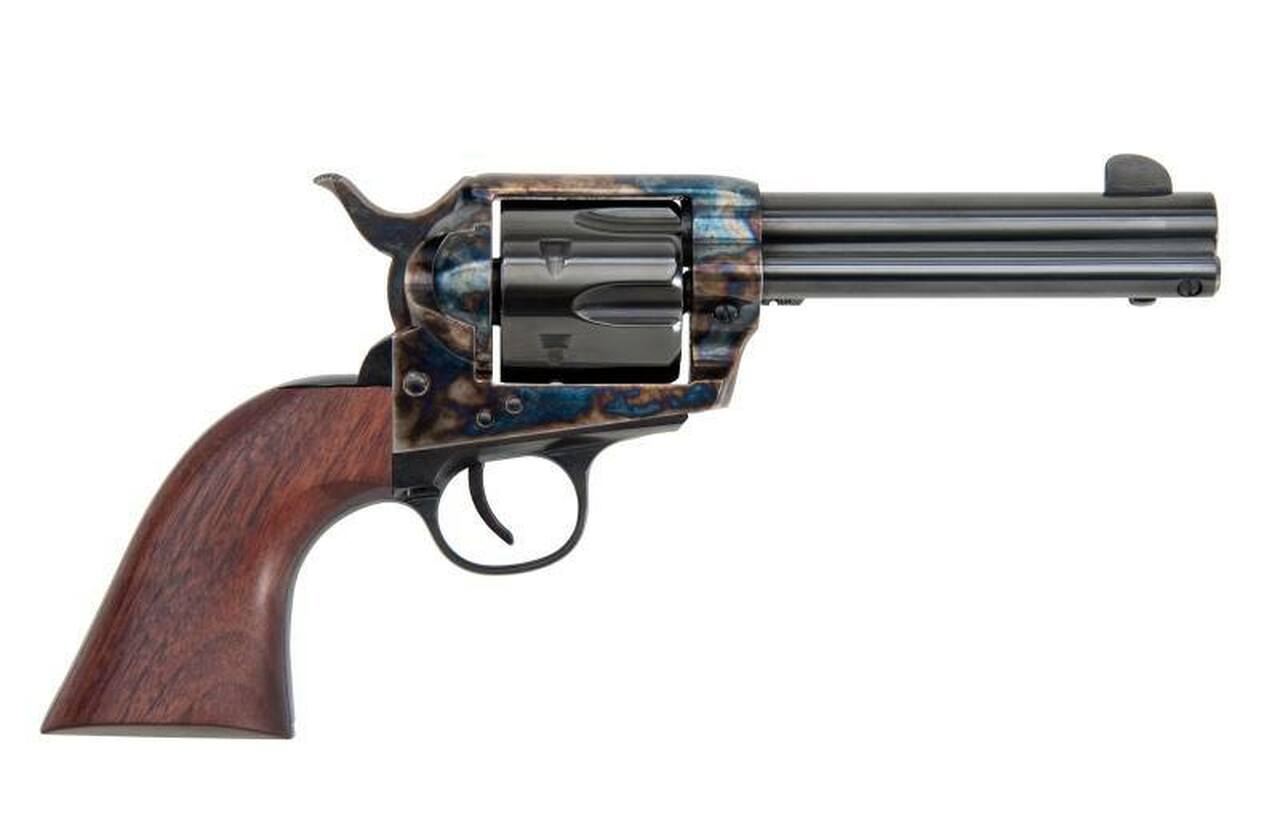 Traditions 1873 44 MAG 4 75 Color Case Hardening Wood
