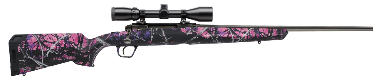 Savage Axis XP Compact 6.5 Creedmoor, 20" Barrel, Muddy Girl Matte Black, 4rd