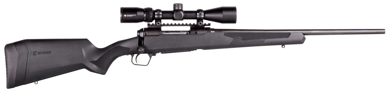 Savage 110 Apex Hunter 6.5 PRC, 24" Barrel, Black, Vortex 3x9-40, Sporter, 3rd Box Mag