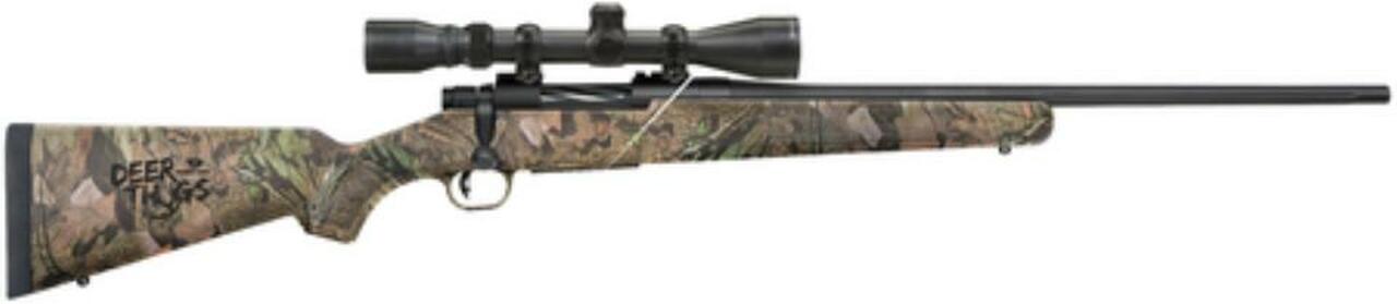 Mossberg Patriot Deer Thug Bolt Action Rifle .243 Win, 22" Fluted, 5 RD, Mossy Oak Break Up