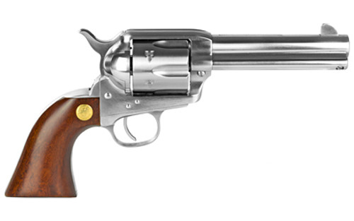 Cimarron Model P 45 LC, 4.75" Barrel, Stainless Steel Frame, Wood Grip, 6rd