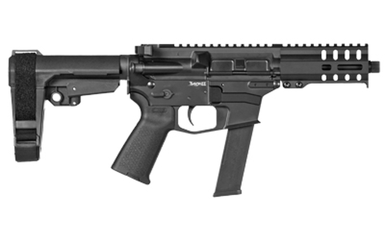CMMG Banshee 300 40 S&amp;W, 5" Barrel, Graphite Black, RipBrace Brace, M-Lok RML4 Handguard, Magpul MOE Grip, 22rd